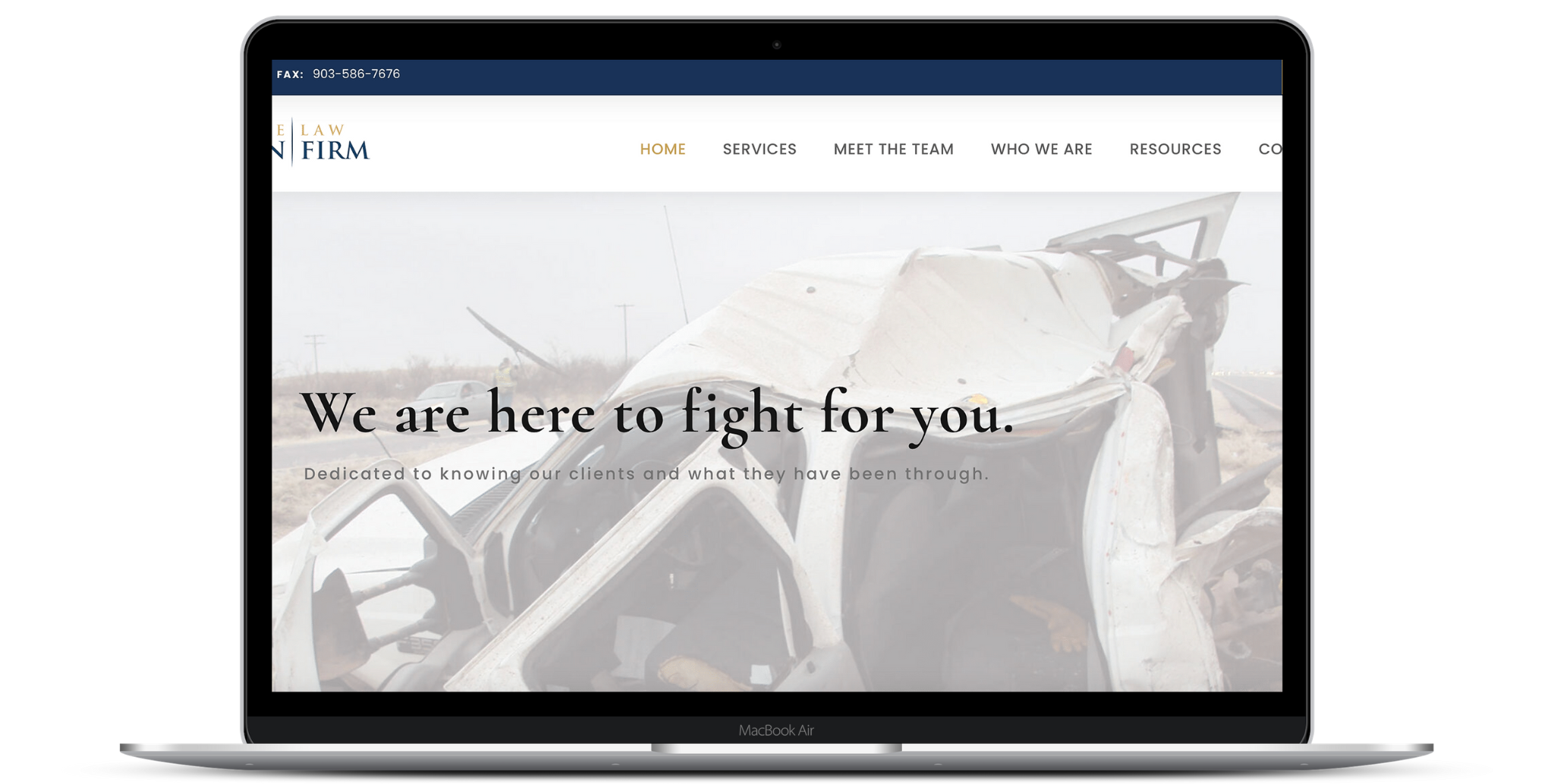 The Penn Law Firm Website